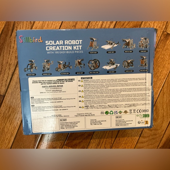 Sillbird STEM 12-in-1 Education Solar Robot Toys for boys 8-13, DIY Building - Picture 6 of 9